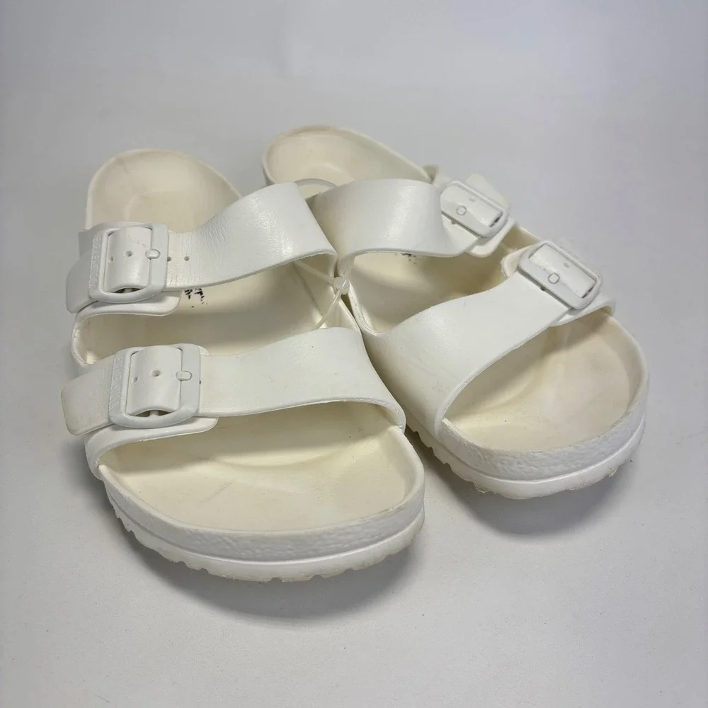 Birkenstock Arizona EVA Sandals Mens 11 White Waterproof Slides Essentials